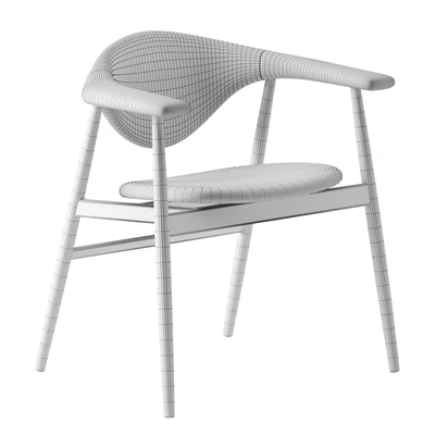 Masculo Dining Chair by Gubi — Вид 3