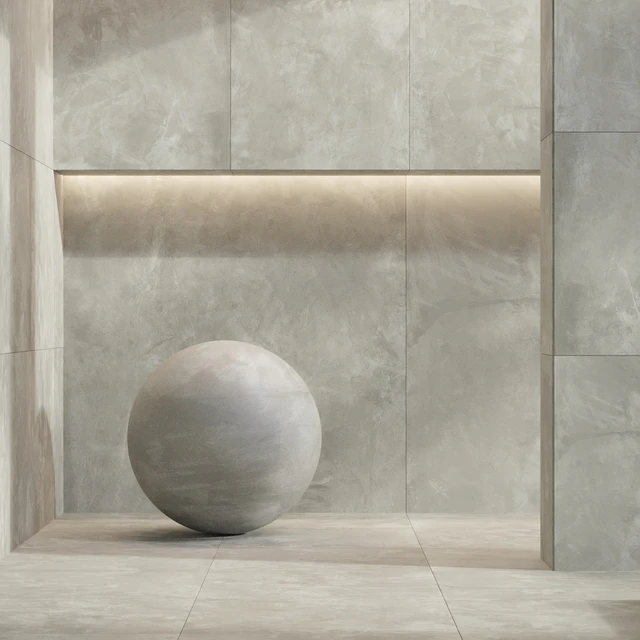 Caesar Set 33 - Concrete Porcelain Tiles BUNDLE - 3 types: Grey, Black, Beige — Скачать