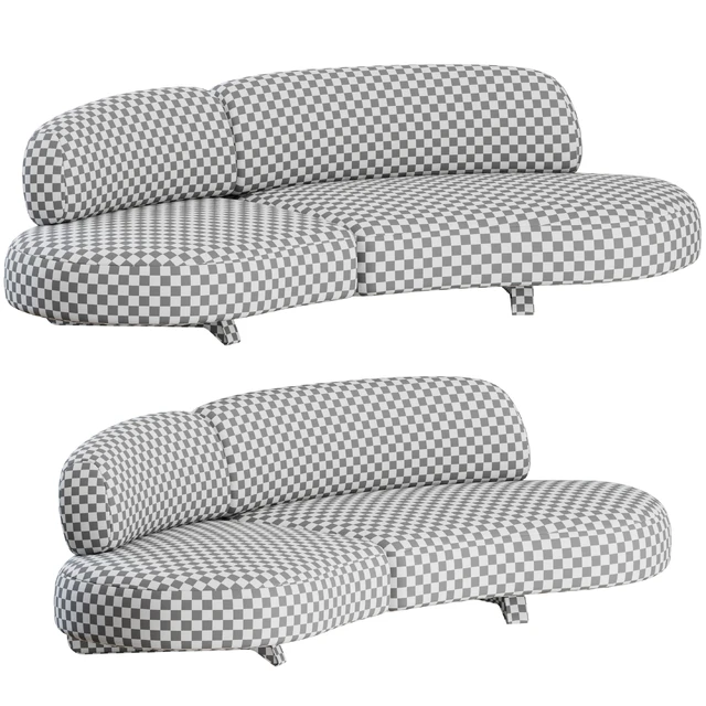 Vao 250 Curved Sofa by Paolo Castelli — Скачать