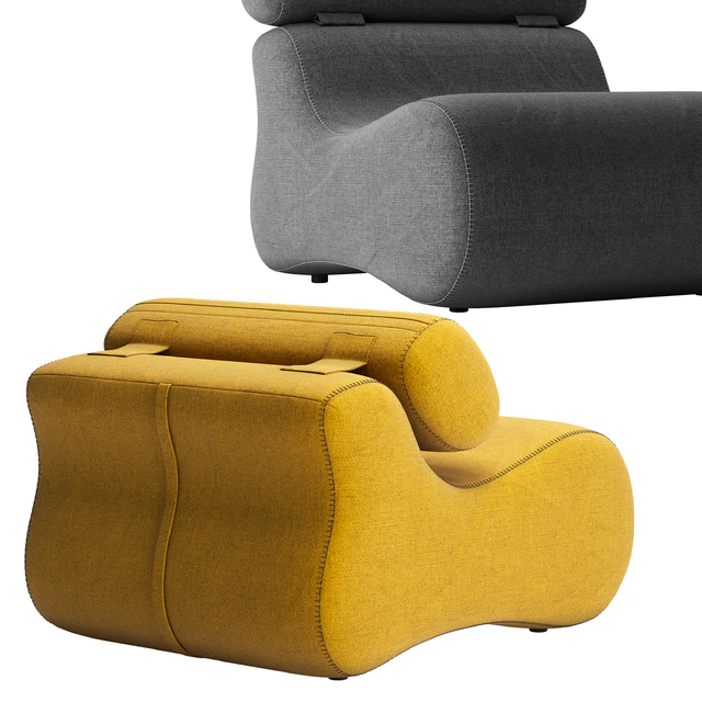 Armchair CLUB by LA FORMA — Descargar