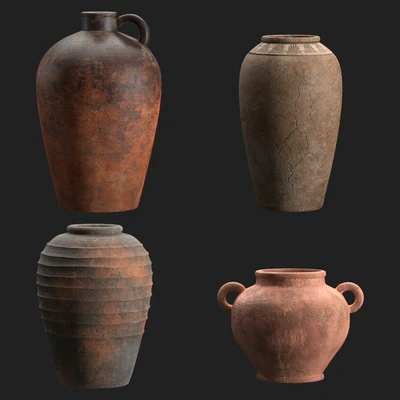 Artisan clay vases set — Вид 5