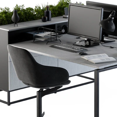 Office Furniture - employee Set 15 — Вид 4