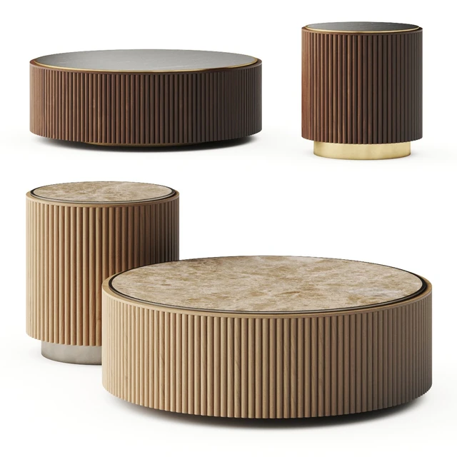 Ana Roque Plum Coffee Tables — Скачать