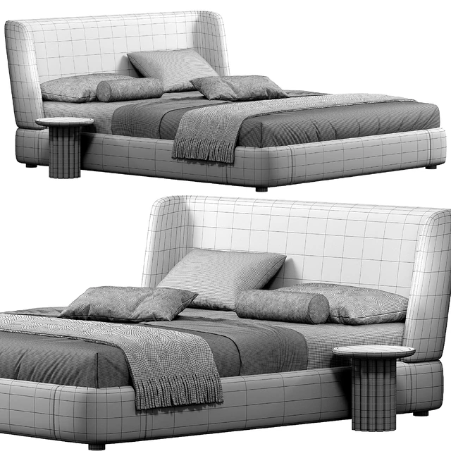 Reeves Bed By Minotti — Descargar