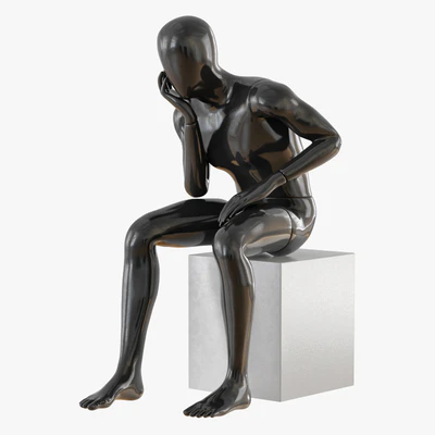 Faceless male mannequin 11 — Ver 3