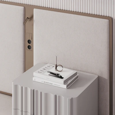 Bedroom headboard with bronze — Вид 5
