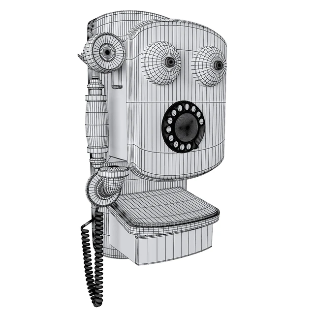 Vintage wall phone — Скачать