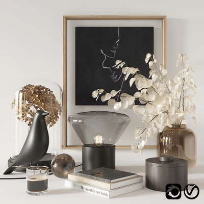 Black decorative set — Ver 1