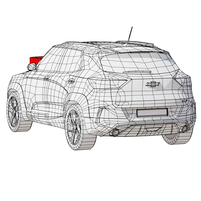 Среднеполигональный автомобиль Chevrolet Trailblazer 2022 — Скачать
