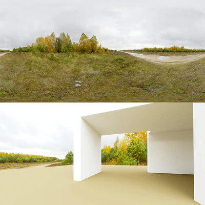 HDRi autumn forest — Ver 2