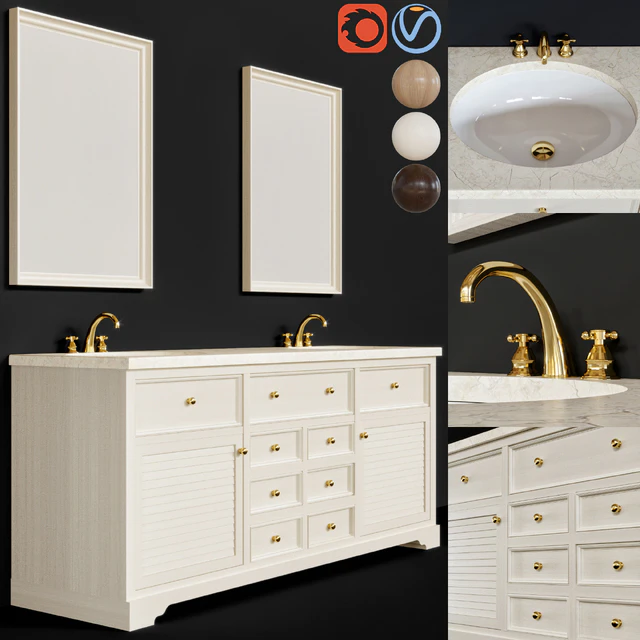 classic bathroom furniture 02 — Descargar