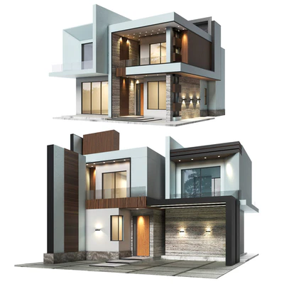 Modern Villa 01 3D11 — Вид 1