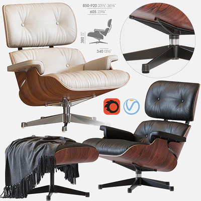 Eames Lounge Chair — Ver 4