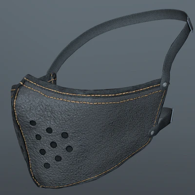 Motorcycle helmet and mask — View 3