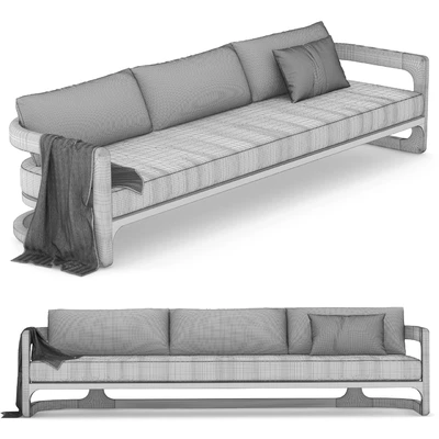 RH Outdoor Cassale sofa 3x — Вид 3