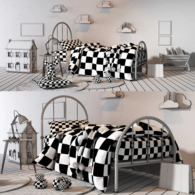 Girl bedroom set 01 — Descargar