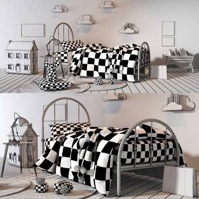 Girl bedroom set 01 — Ver 2