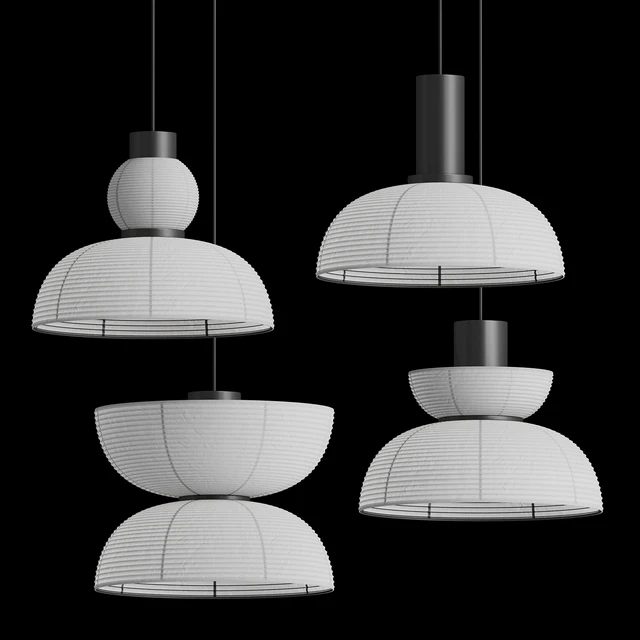 Retro Wabi Sabi Japanese Pendant Light — Скачать