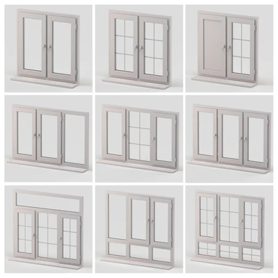 Parametric uPVC window — Ver 5