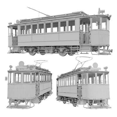 Tram car Putilovsky plant — Ver 3