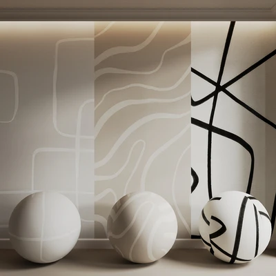 Neutral Abstract Wallpaper Set — Вид 1