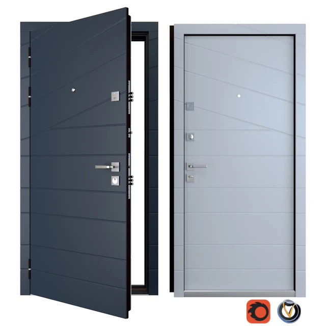 Entrance metal door Line (Zimen) — Descargar