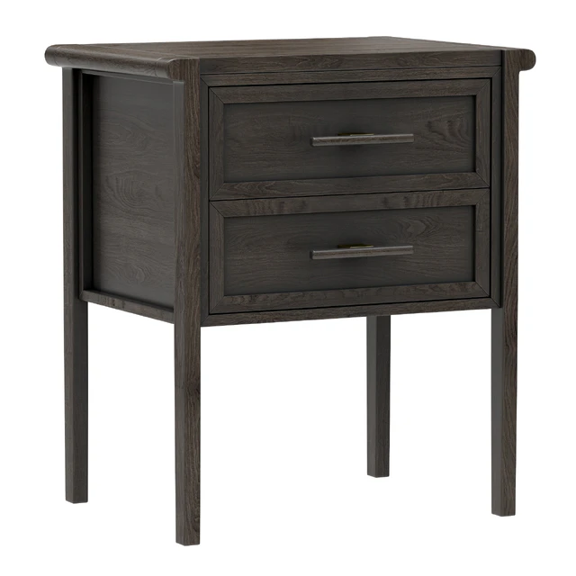 Dantone Home Contempo Bedside table with 2 drawers — Descargar