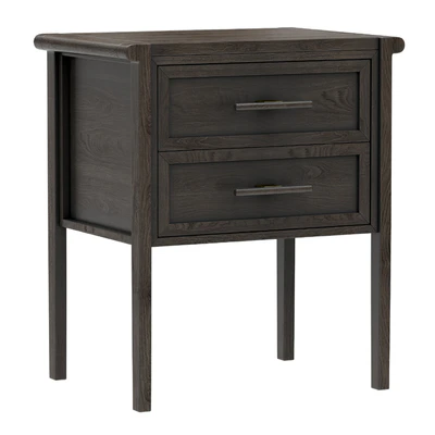 Dantone Home Contempo Bedside table with 2 drawers — Ver 1