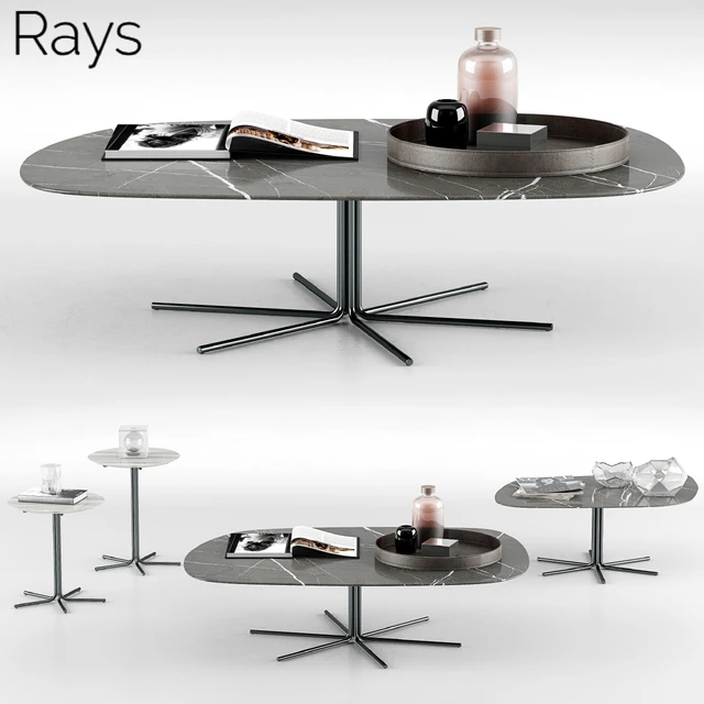 Minotti Rays Coffee Tables — Скачать