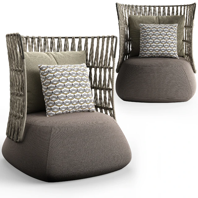 Armchair B&B Fat-Sofa Outdoor FA91A — Descargar