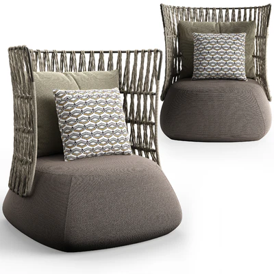 Armchair B&B Fat-Sofa Outdoor FA91A — Ver 1