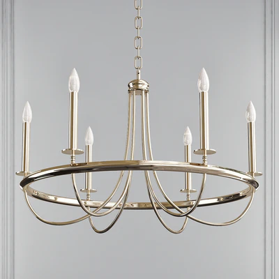 6 - Light Candle Style Classic Traditional Chandelier — Descargar