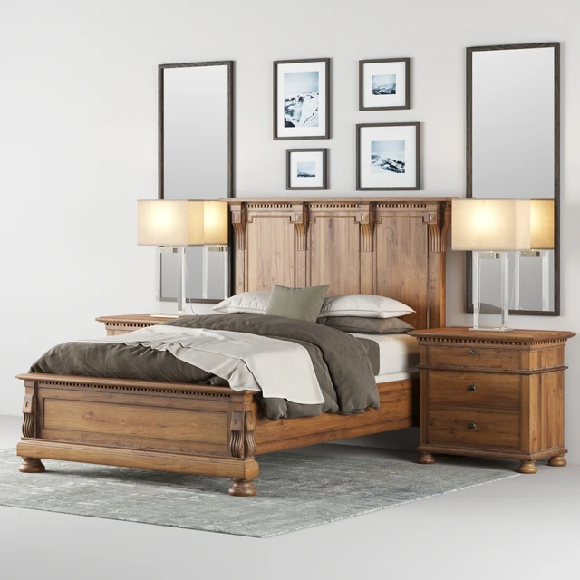 Restoration Hardware ST.JAMES PANEL BED — Скачать
