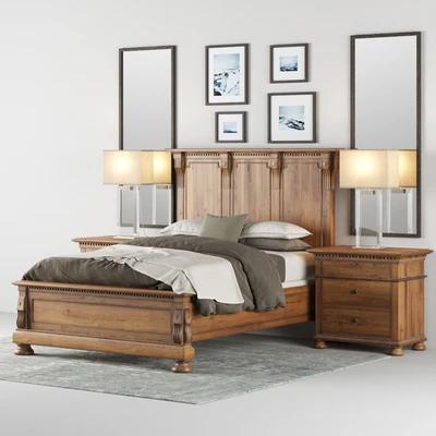 Restoration Hardware ST.JAMES PANEL BED — Вид 1