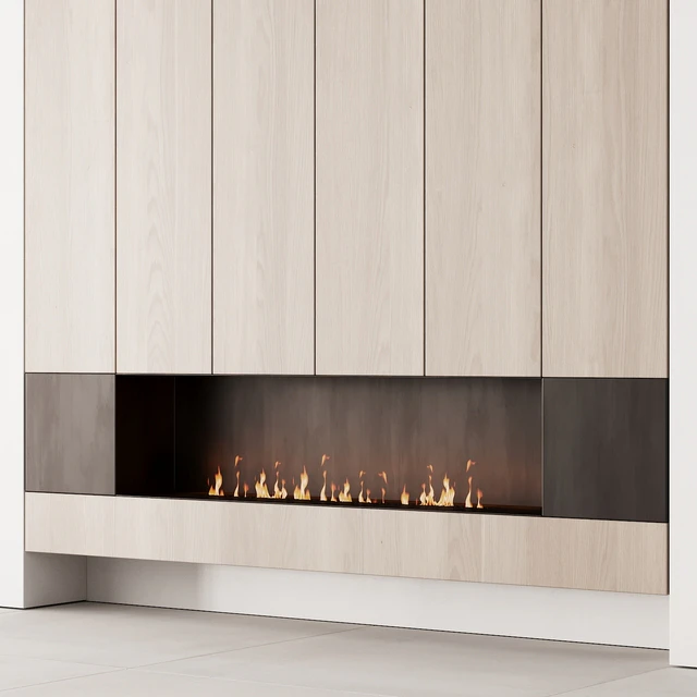 160 fireplace decorative wall kit 06 minimal wood metal 00 — Descargar