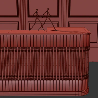 Neoclassical reception desk 13 — Вид 6