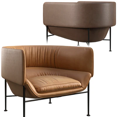 Armchair Wendelbo Collar — Вид 1