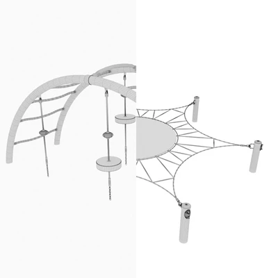 KOMPAN. CARTOKTAEDRA FRAME, SIXED NETWORK and LITTLE ARCH — Ver 2