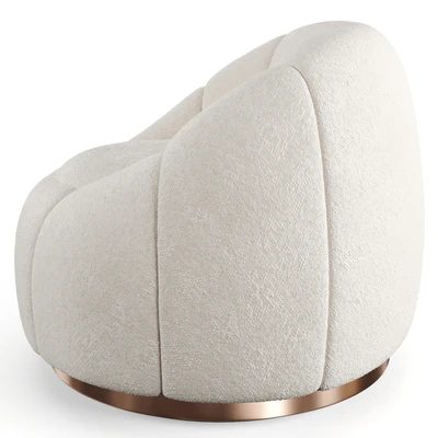 Swivel Chair Inger - Boucle Cream — Ver 3