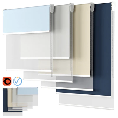 Roller Blind 83 | Dual Roller Shades | Blinds Direct — Вид 1
