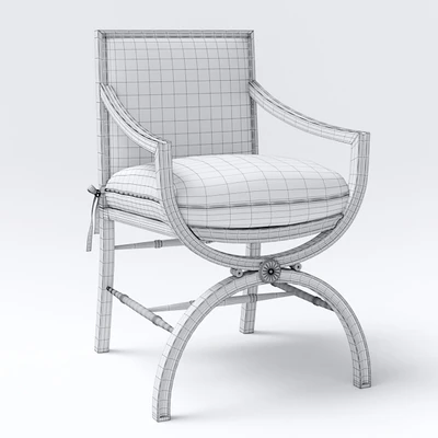 Macayla Mirrored Leopard-Print Armchair — Ver 3