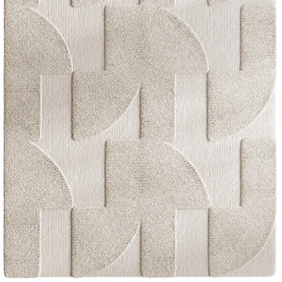 Pure Wool Rug Logan Beige — View 2