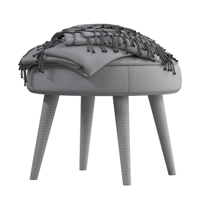 Belham Living Milo Mid-Century Modern Ottoman — Вид 5