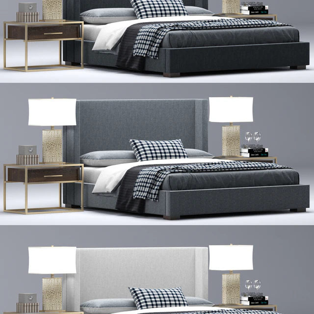 RH Modern custom shelter platform bed — Descargar