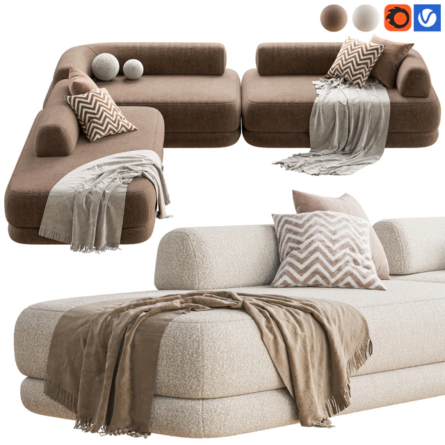 Zanotta Bumper Sofa — Descargar