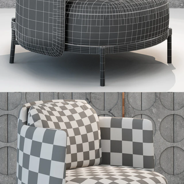 Minotti Tape armchair — Descargar