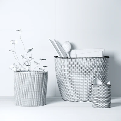 Decorative set with baskets — Ver 3