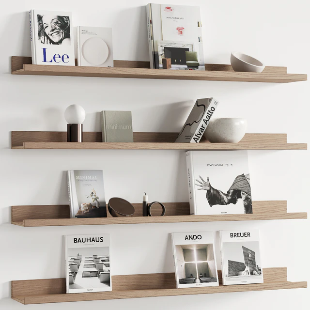 095 Decor on shelves 01 books and neutral 00 — Descargar