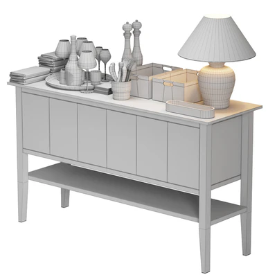 Waiter station with items — Ver 5