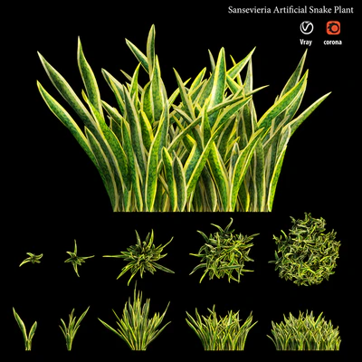 Sansevieria artificial snake plant — Ver 4